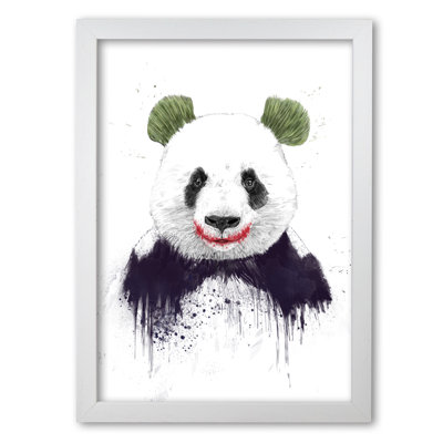 Jokerface Panda by Mercedes Lopes Charro - Print