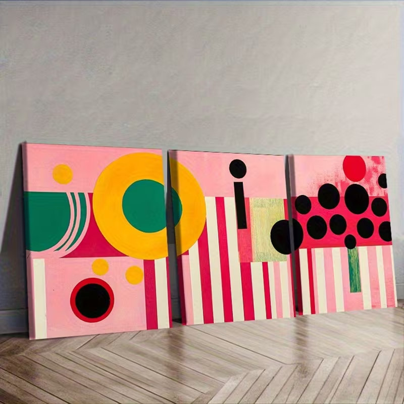 3 Piece Wrapped Canvas Print, 30 cm H x 20 cm W