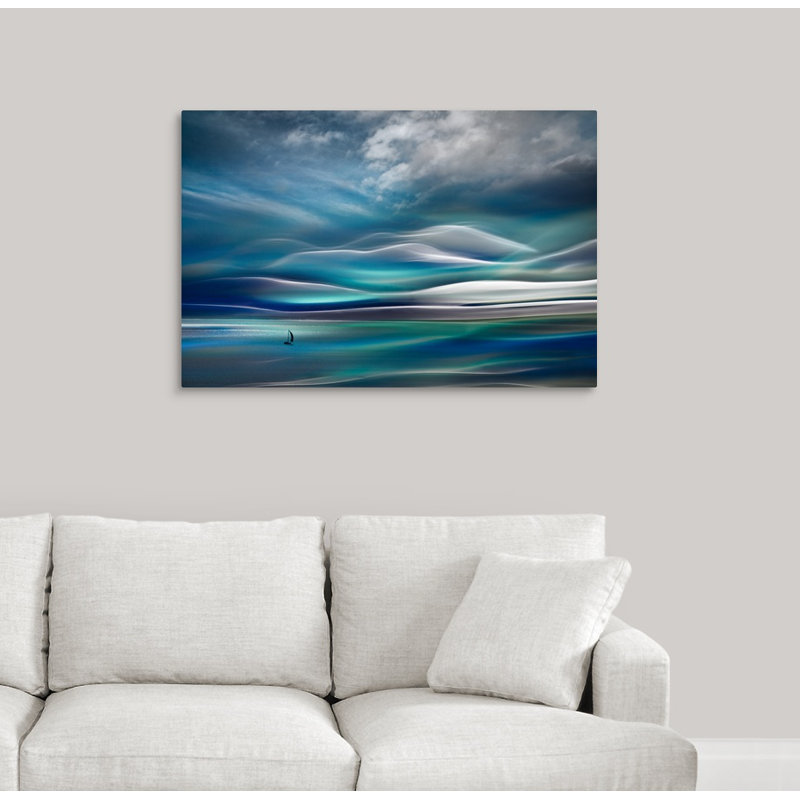 «Sailing», reproduction d'impression sur toile, H 24 po x l 36 po x P 1,5 po