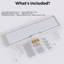 1 Pack 1x4 LED Flat Panel Ceiling Light 50W 5500LM Surface Mount, 3CCT Selectable, 48In Ultra-Thin Triac Dimmable Light Fixture for Kitchen Office Garage Basement