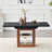 rectangular dining table with storage space-1717478406
