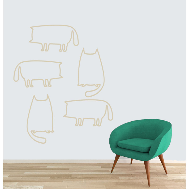 Animals Non-Wall Damaging, Beige
