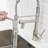 LED Kitchen Faucet With Pull Down Sprayer, Single Handle Single Lever Kitchen Sink Faucet