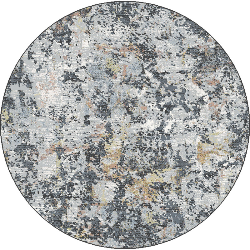 Abbing Abstract Area Rug, Round 200cm