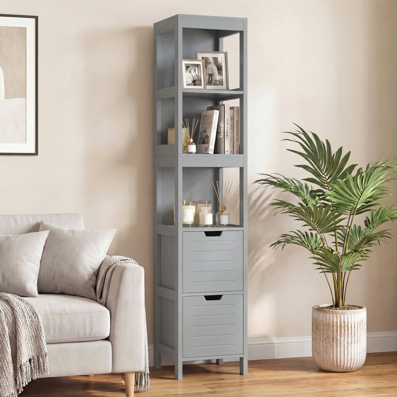 Freestanding Bathroom Storage, Grey