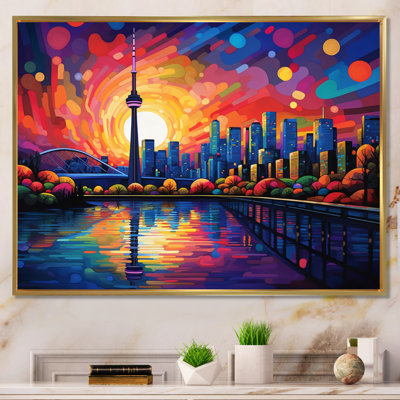 " Pop Art Toronto Cityscape I "