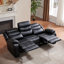 Ensemble de salon inclinable 3 pièces en cuir gonflable Lacreta Humes, ensemble de canapés inclinables-105475122