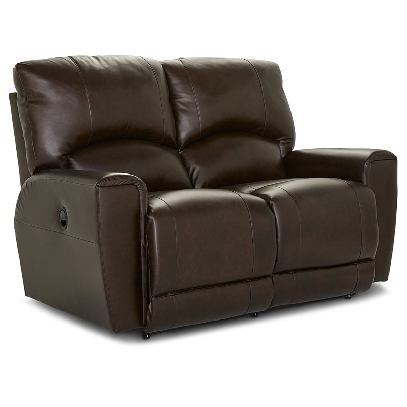  Causeuse inclinable en cuir Cassian