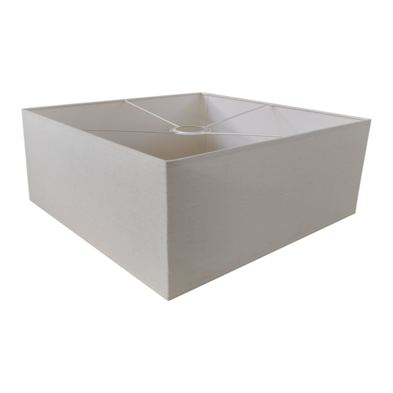 Messner 1 - Light Square/Rectangle Pendant, 27cm H x 45cm W x 45cm D, White, Grey