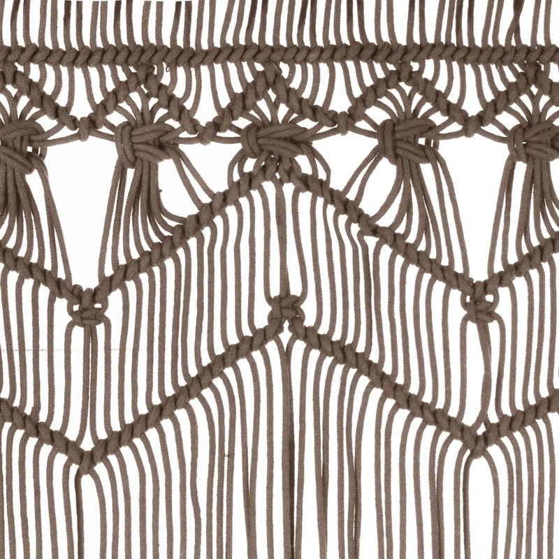 Lastrup Sheer Curtain Single Panel, Taupe