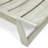 Wood Chaise Lounge In Grey With Adjustable And Metal Decor  2 2 Grey, Produced-1188749844