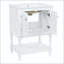 Meuble-lavabo moderne 24 po avec tablette ouverte