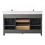 Meuble-lavabo double 60 po Ajiya-182793778-182793780