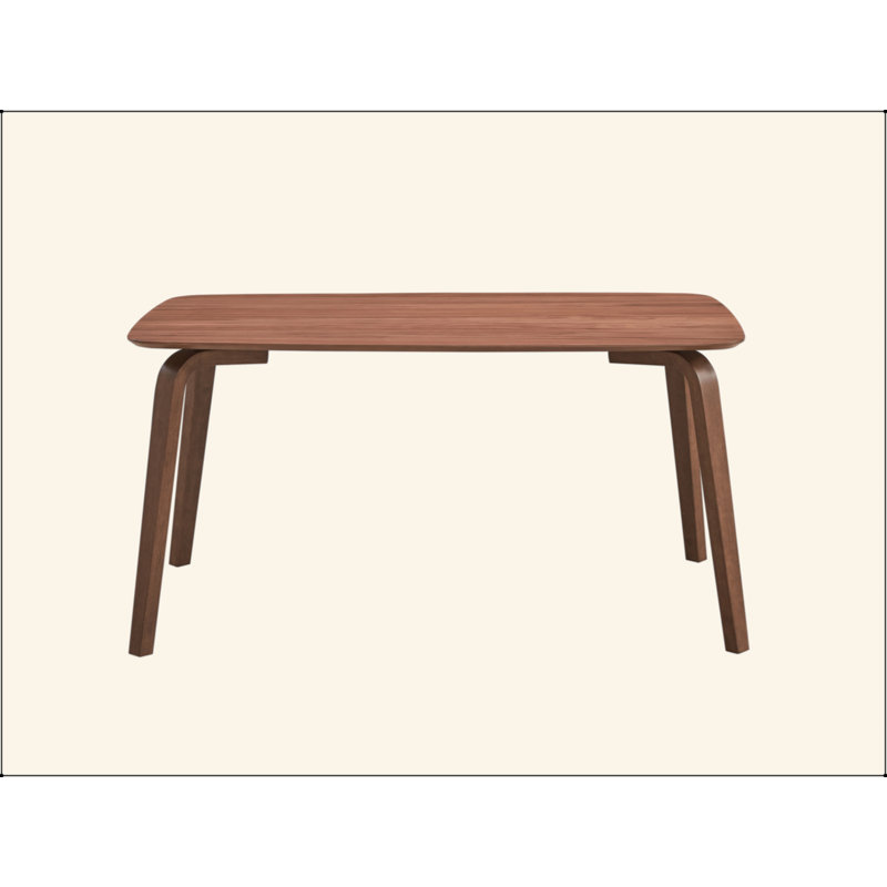 Casson Walnut Finish Dining Table