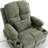 38.9" Power Swivel Nursery Glider With HugAssist Armrest,  Storage & Baby-Safe (BPA-Free)-179525132