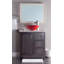 Novatto 16.5'' Red Glass Circular Bathroom Sink