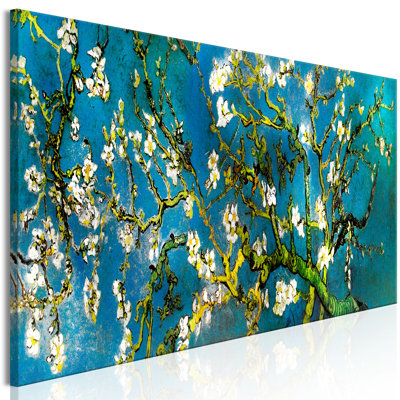 Blooming Almond Narrow - Wrapped Canvas Painting