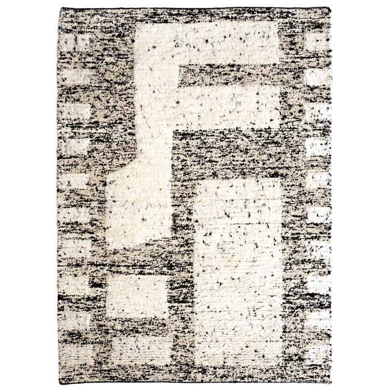 Mitrita Performance Flatweave Wool Abstract Indoor Rug, Rectangle 9' x 12'