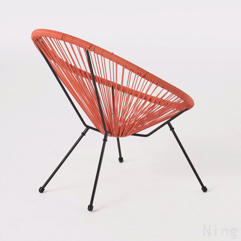 Chair (Set Of 2) - Black, Orange