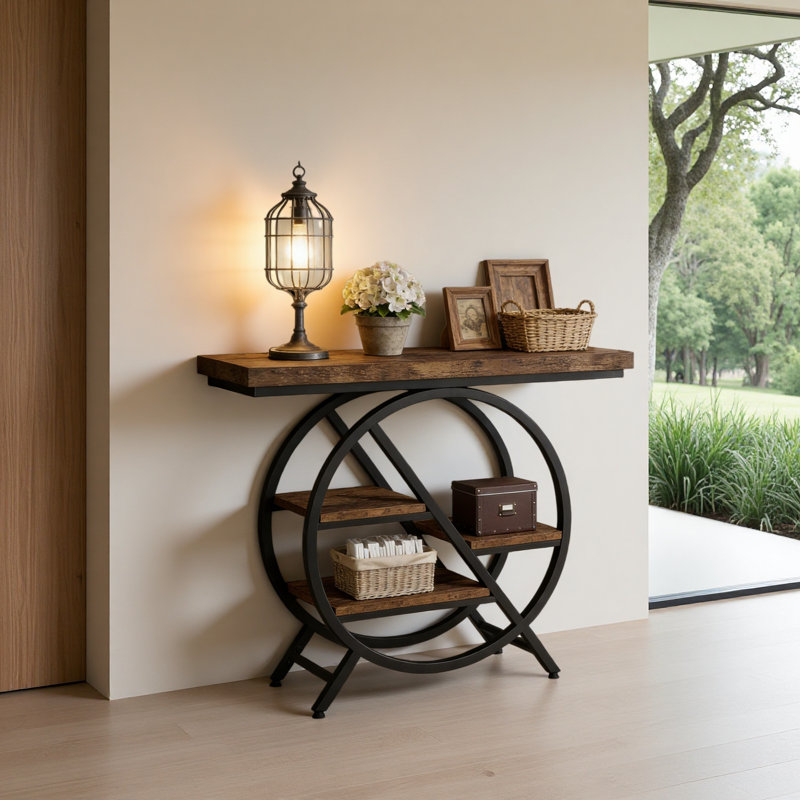 Hall Table,Chic Console Table,Functional Entryway Table