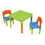 Youngs Kids 3 Piece Square Interactive Table and Chair Set-66657037