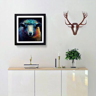 Sheep Expressionism No.1 - Framed Print