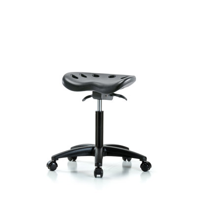 Adjustable Height Ergonomic Lab Stool with Footrest