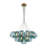 19-light Seeded Glass Cluster Bubble Chandelier