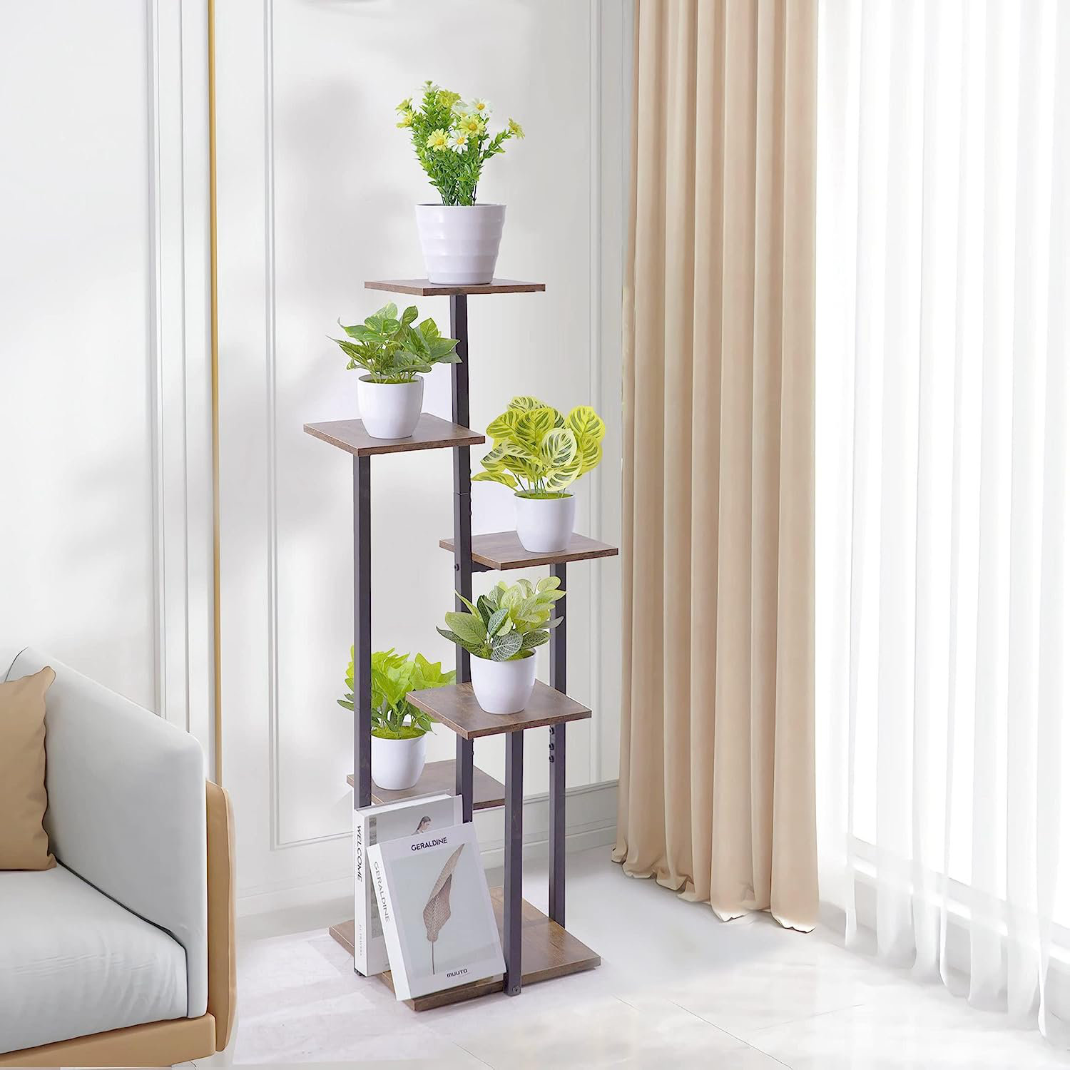 17 Stories Hegi Metal Plant Stand | Wayfair