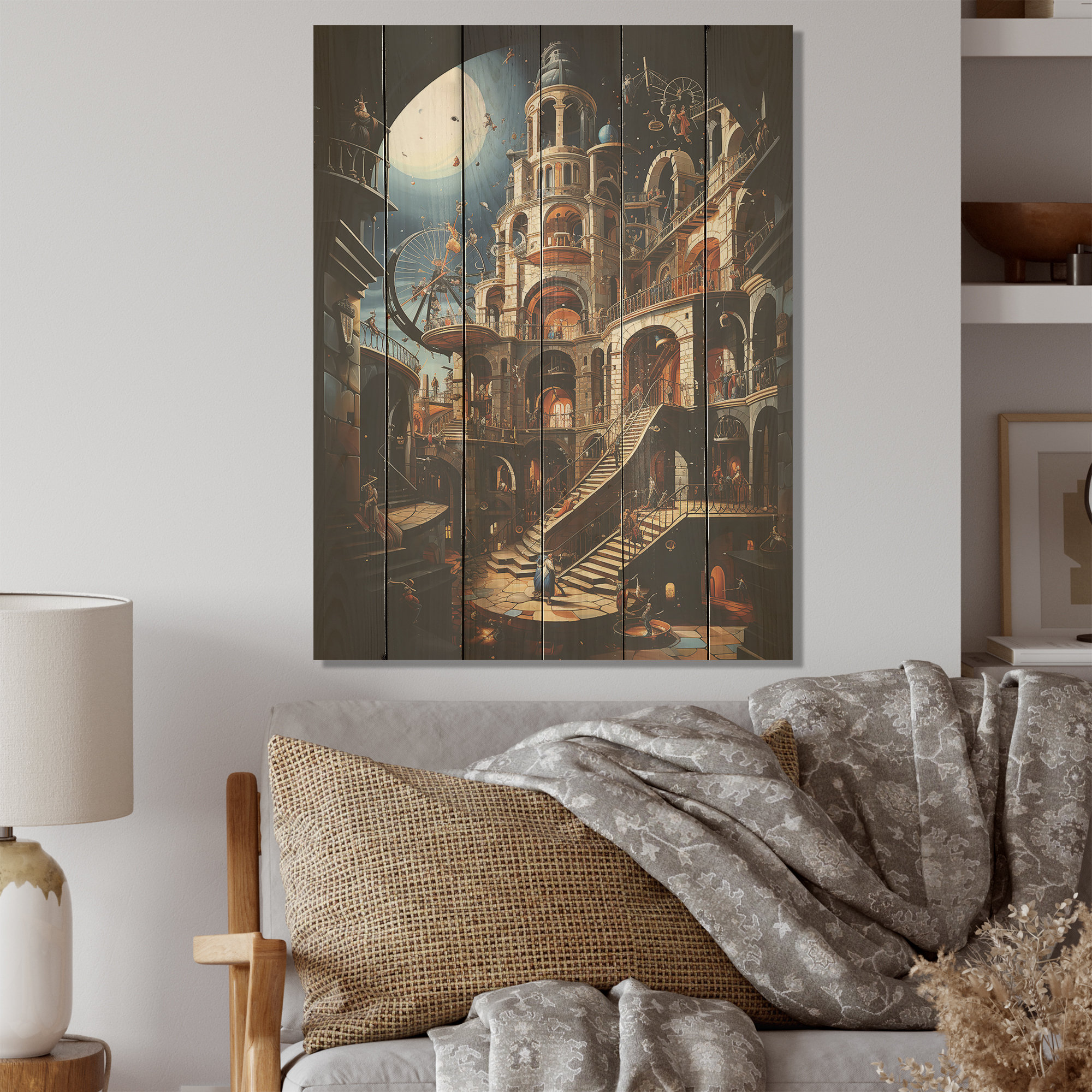 castle living room drawing