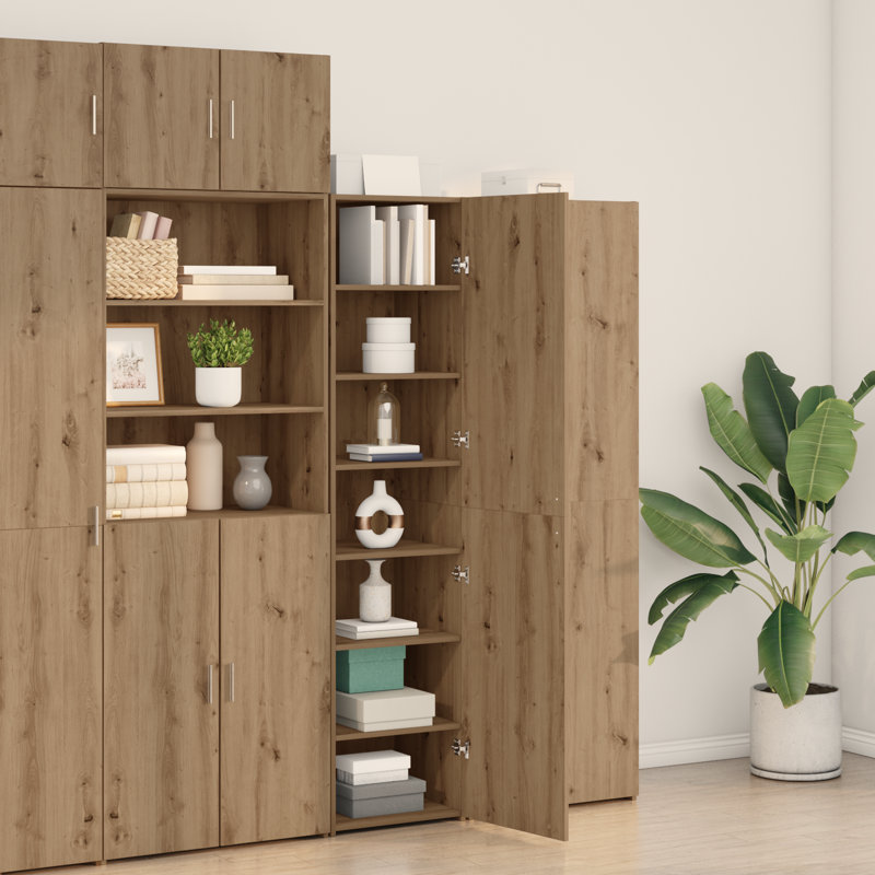 Highboard 45X42.5X185 Cm Engineered Wood, Artisan Oak