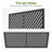 Harmon 4 ft. W Laser Cut Metal Privacy Screen-55887654