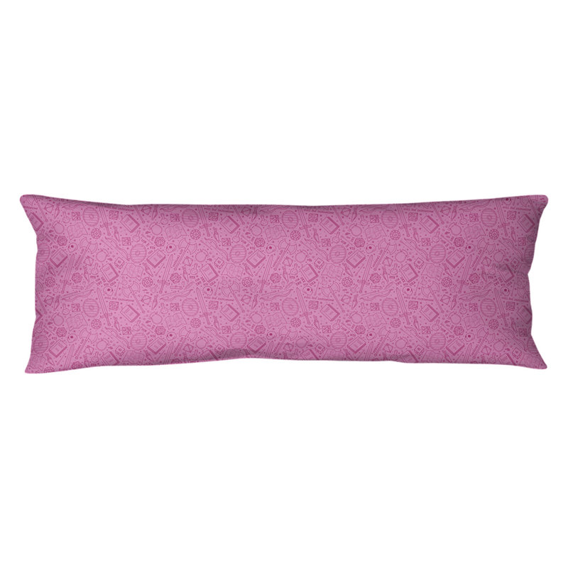 Coussin lombaire rpg, Bourre en polyester, Rose