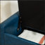 Banc rembourré capitonné avec rangement-1865697648
