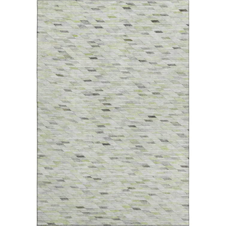 Premium Machine Washable Honig AMF1660 Geometric Rug