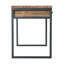 Solid Wood Top Metal Base Writing Desk-1405499465
