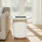 Hickmon Transitional Fluted Square Side Table