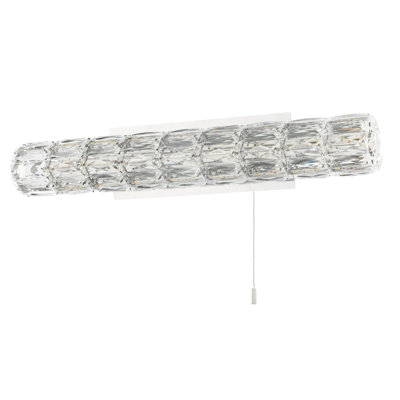 Isaacson Glass LED Flush Mounted Sconce