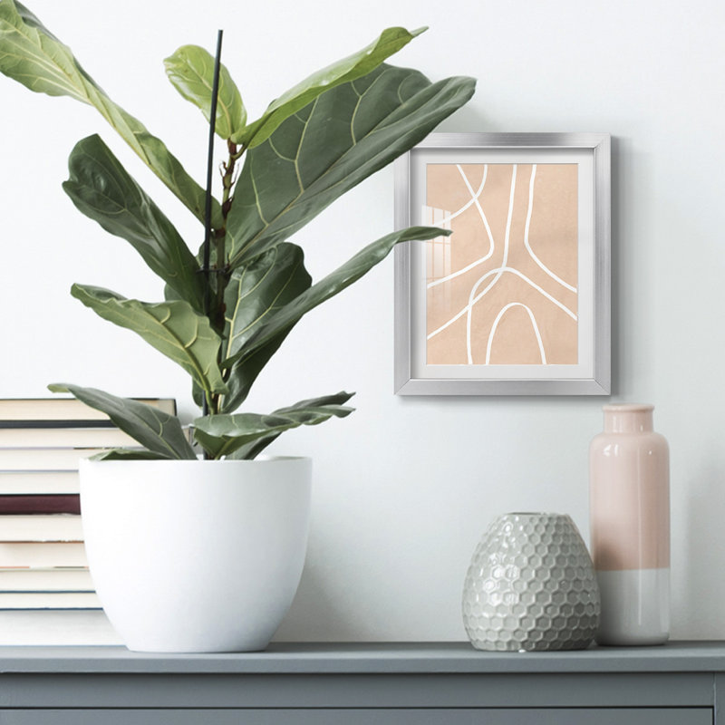 Clean Contour III -Framed Print