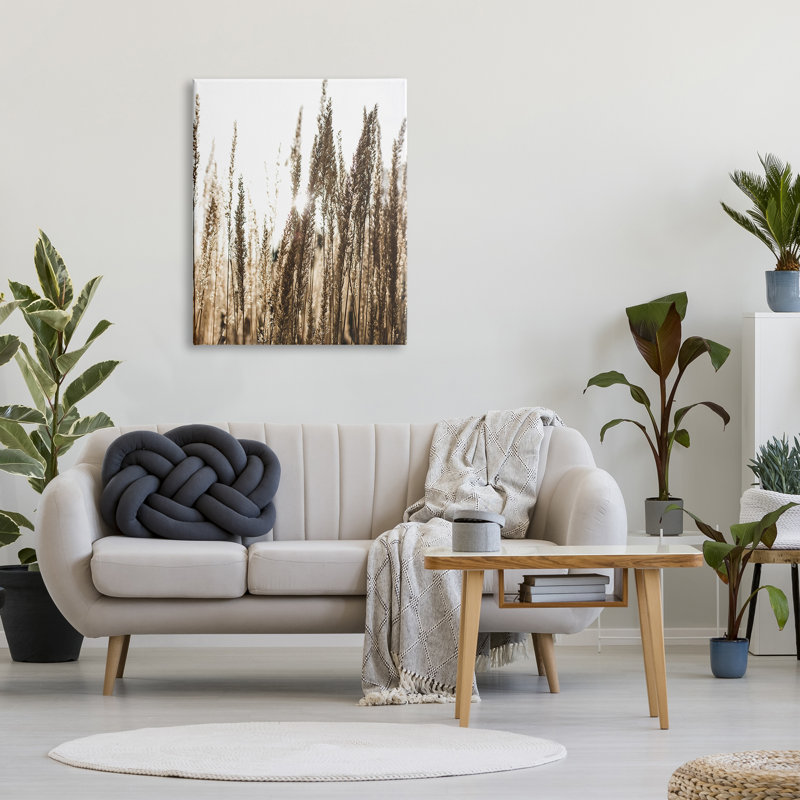" Light Ray though Wheat Field " Color Photography Print, 40" H x 30" W x 1.5" D