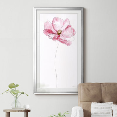Croquis floral I - cadre photo, impression sur papier