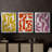 Espacio I  -Custom Framed  Wrapped Gallery Canvas - 3 Pieces-54966646