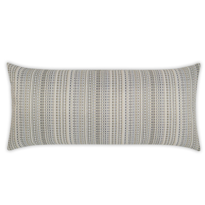 Sunrun Lumbar Indoor/Outdoor Pillow Cover & Insert, Natural