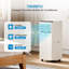 7000 BTU 3-in-1 Portable Air Conditioner, Energy Class A Compact Mobile AC with Dehumidifier & Fan, 2 Speeds, Sleep Mode, Remote & Window Kit, Quiet Cooling for 300 Sq.ft Rooms