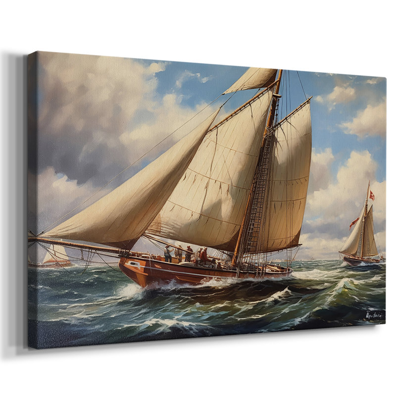 Nautical Series-CCXXIV - Cavas enveloppés de galerie, 32 x 48
