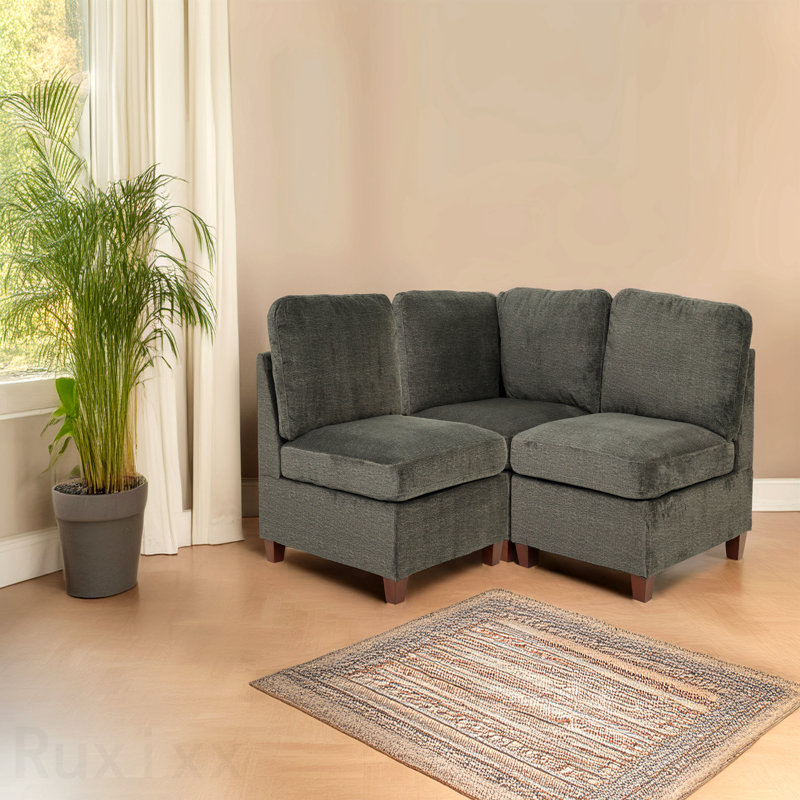 Ensemble modulaire - 3 pièces en gris, Gris chenille
