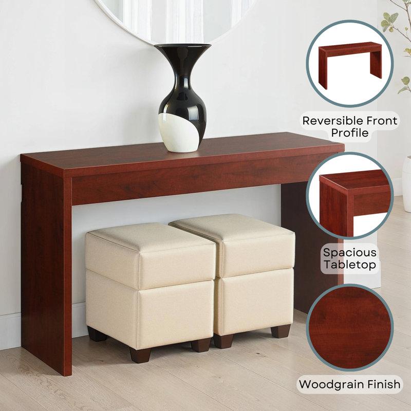 Brene 48 " W Console Table, Cherry