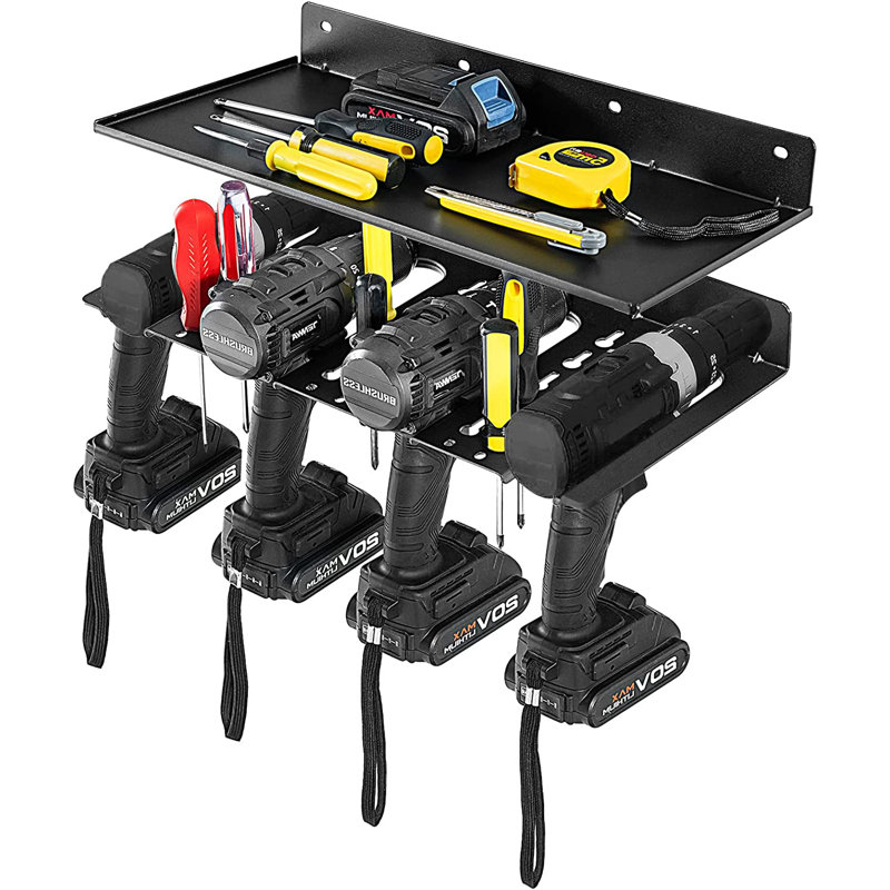 Electric Drill Storage Rack