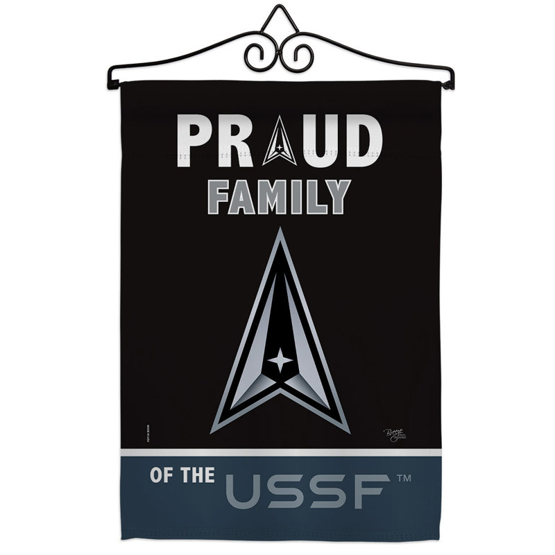 Ensemble de drapeaux en polyester à double face Proud Family 19 po x 13 po