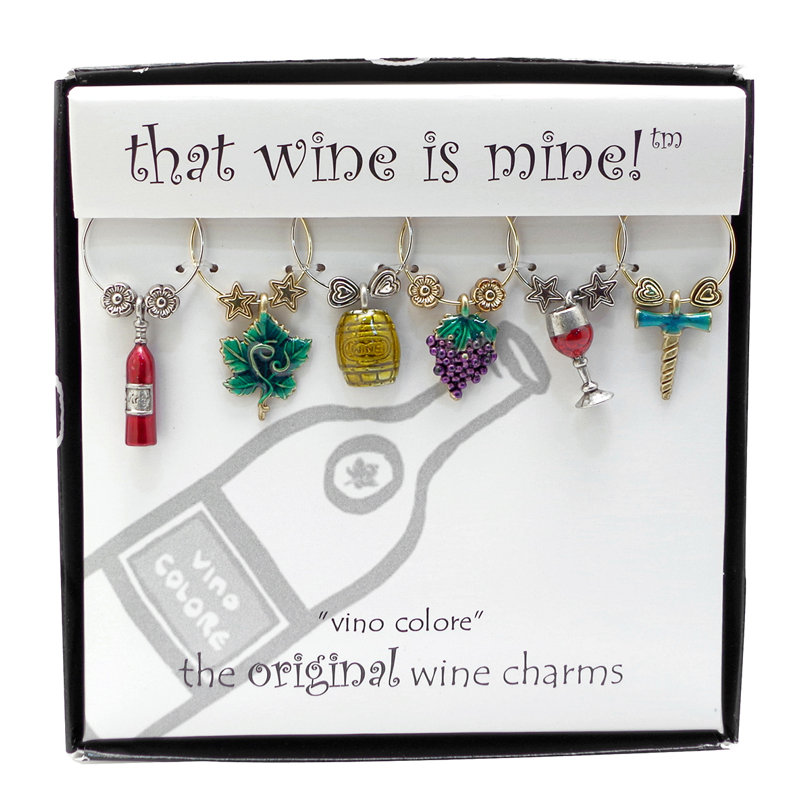 McCandlish Gold Brass Stainless Steel Wine Charm